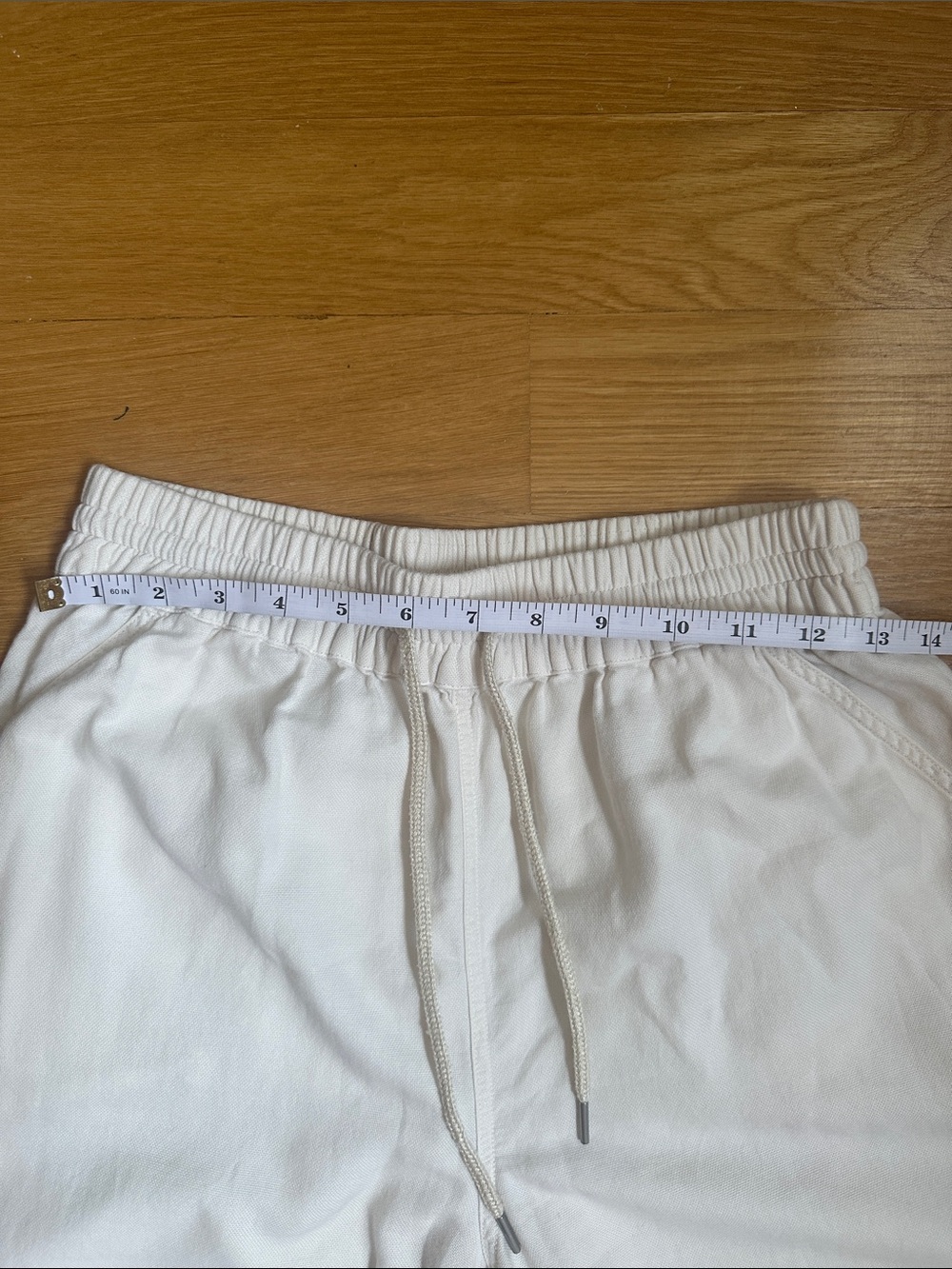 COMMUNITY Drawstring Pants in White - Size Small - Picture 8 of 8